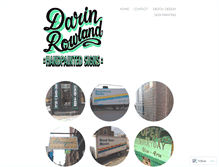 Tablet Screenshot of darinrowland.com